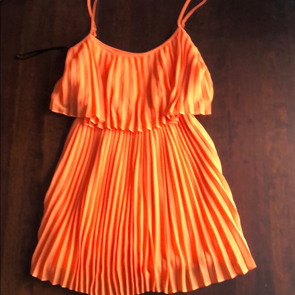 Beautiful BEBE orange dress